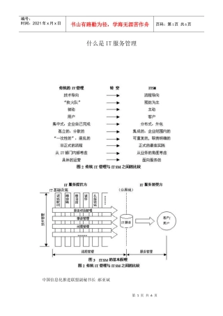 什么是IT服务管理