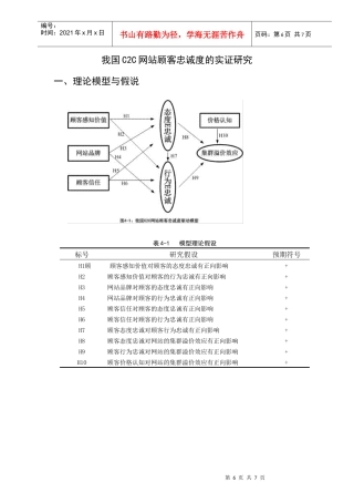 c 2c网站顾客忠诚数据报告内容