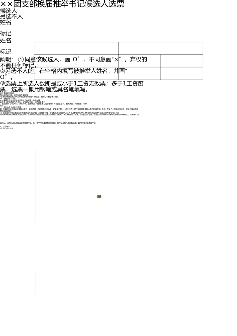 团委换届表格 _第3页