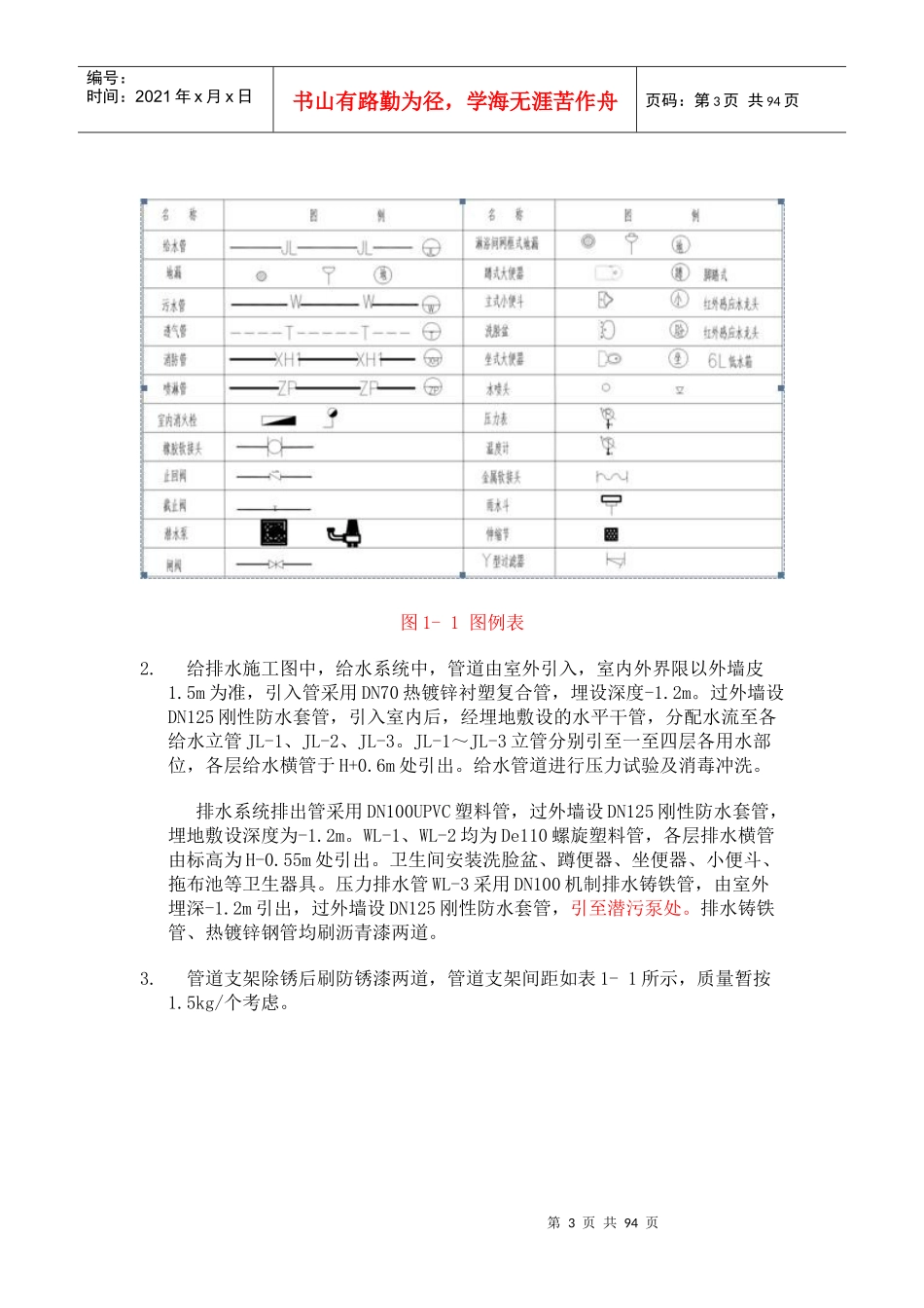 安装工程计量与计价实训教程(连载)_第3页