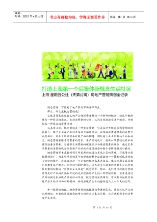 上海天第公寓营销策划(智帝)