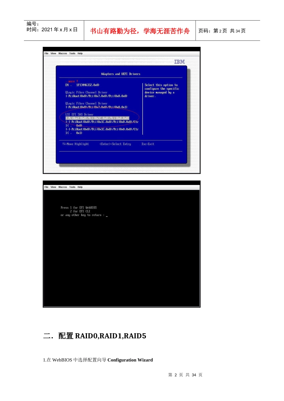 IBM_服务器阵列配置及安装系统_第2页