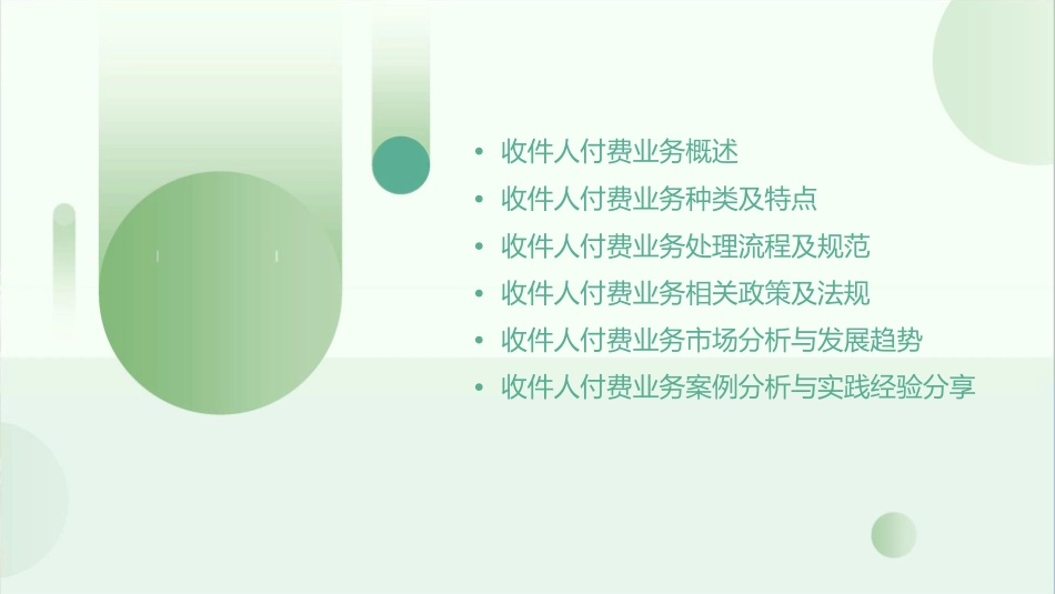 收件人付费业务处理办法讲义课件_第2页