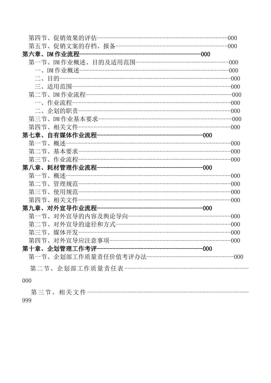 【新店企划方案--企划部组织架构与职责】（DOC 120页）_第2页