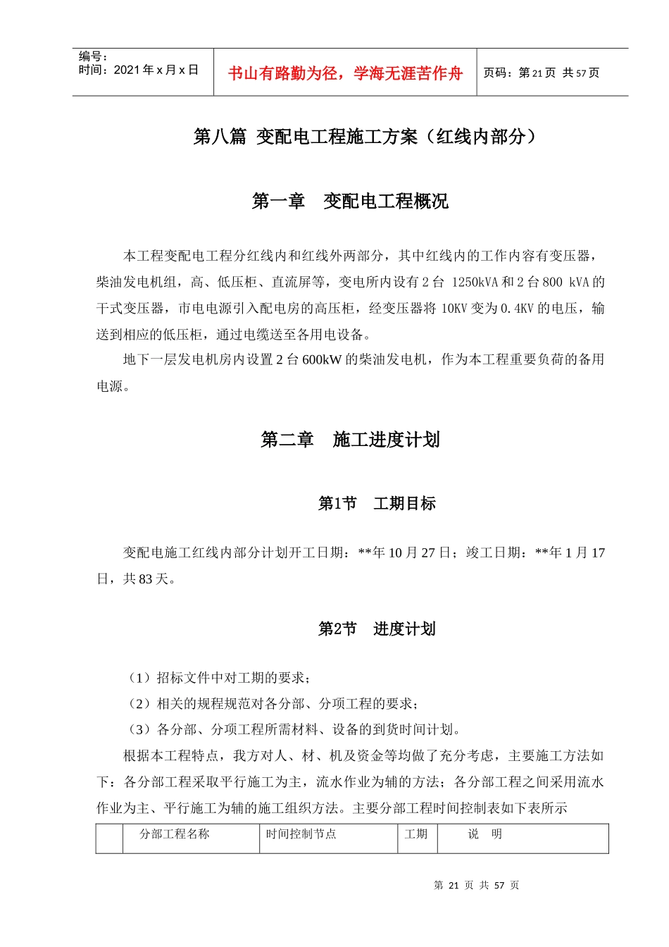 变配电施工方案(红线内)_第1页