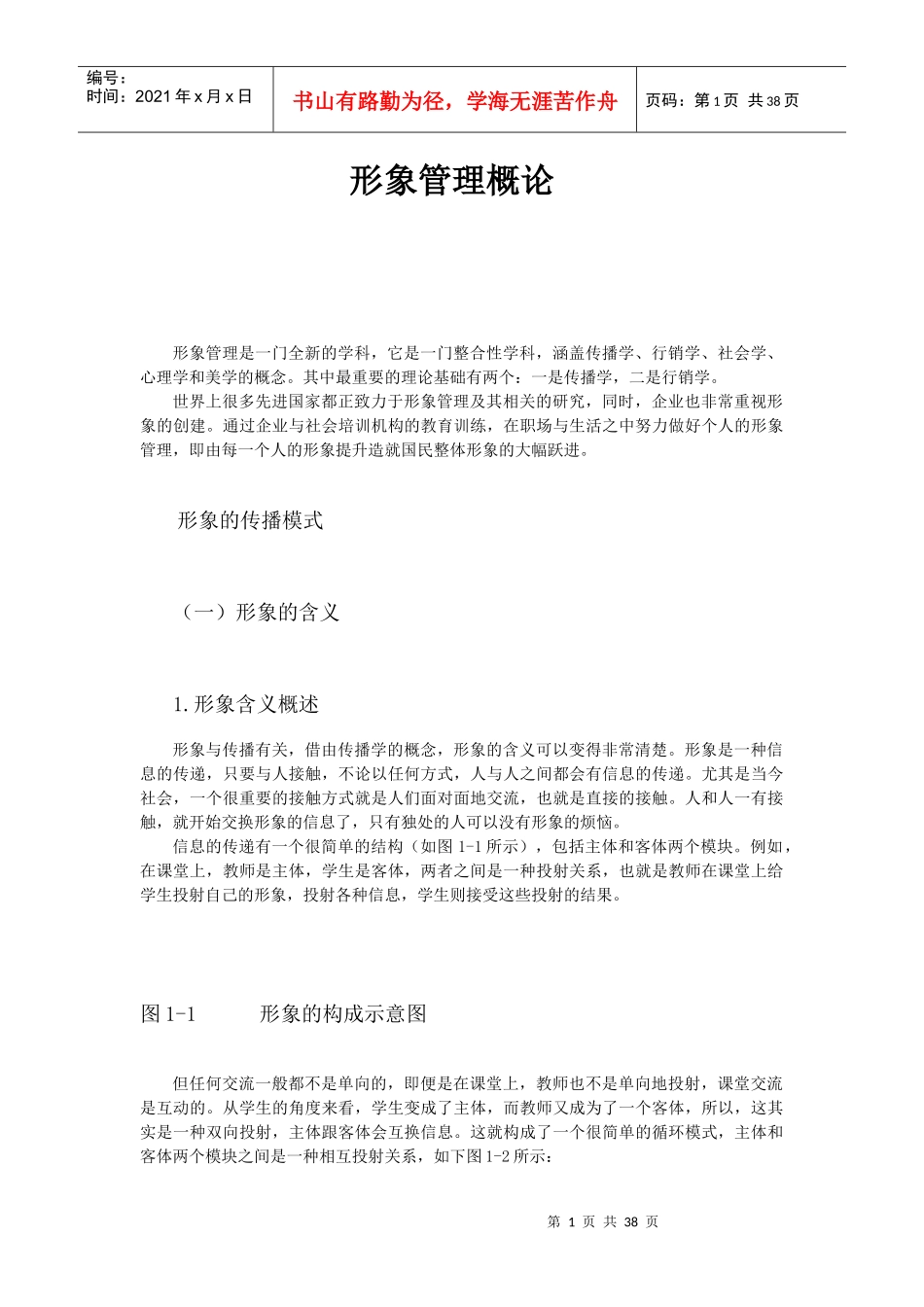 形象的含义与传播渠道_第1页