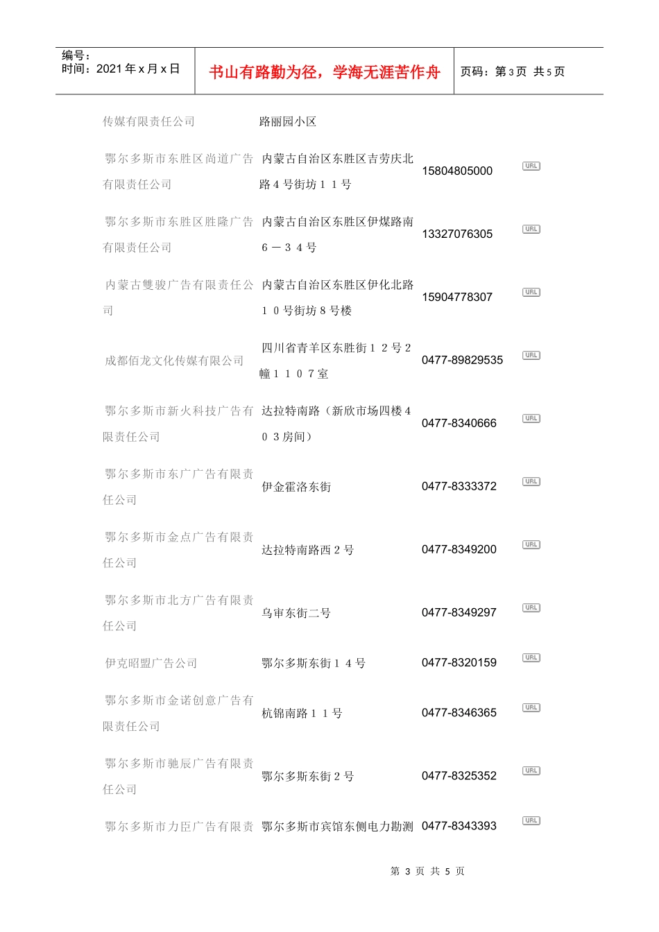 东胜区广告公司名录_第3页