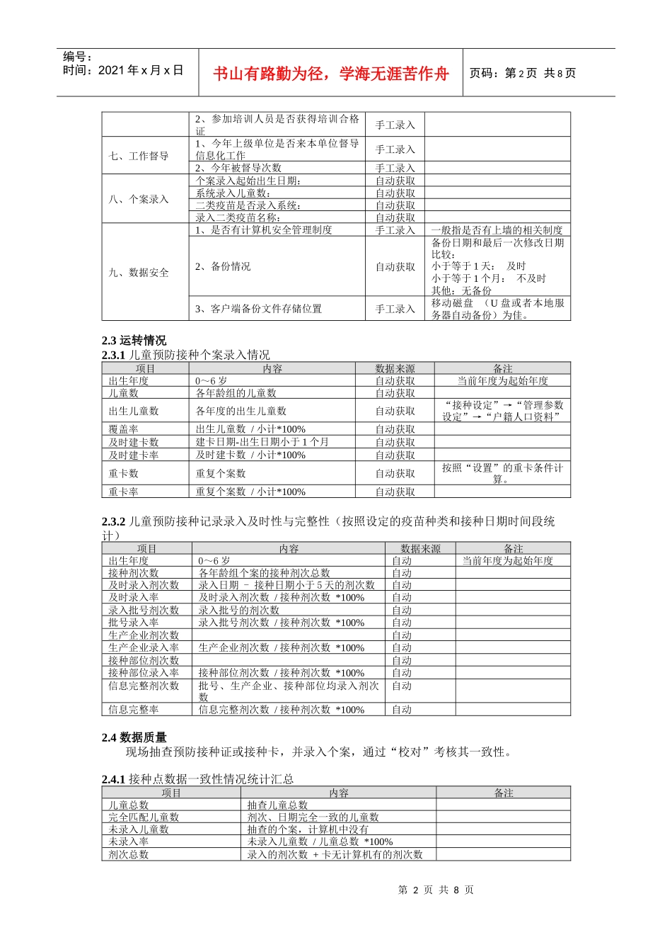 儿童预防接种信息管理系统接种单位客户端督导工具使用指南_第2页