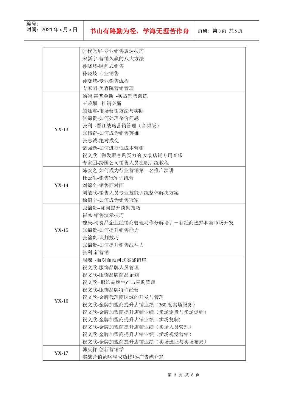 市场营销学院资源目录_第3页