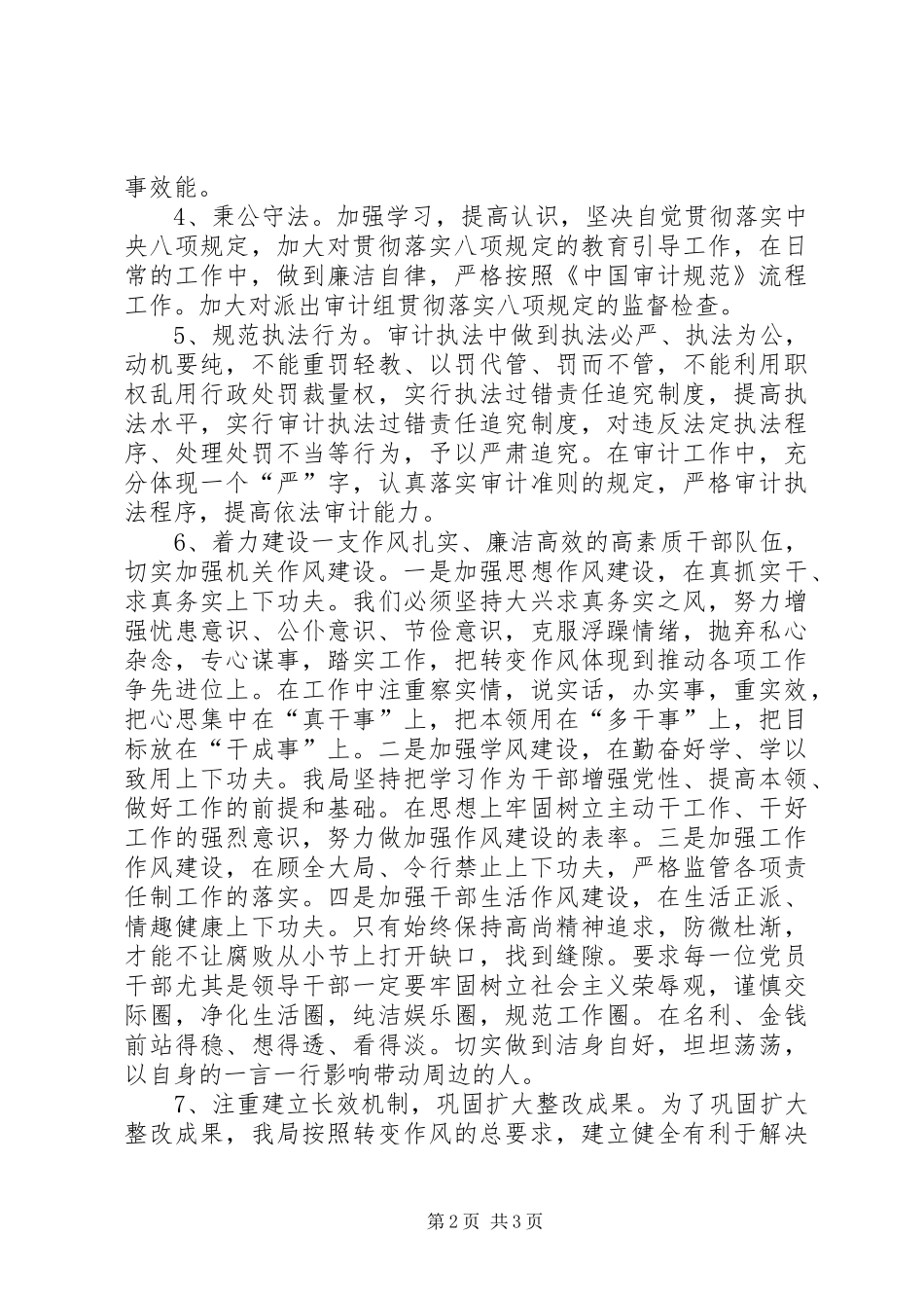 审计局中梗阻专项整治工作总结_第2页