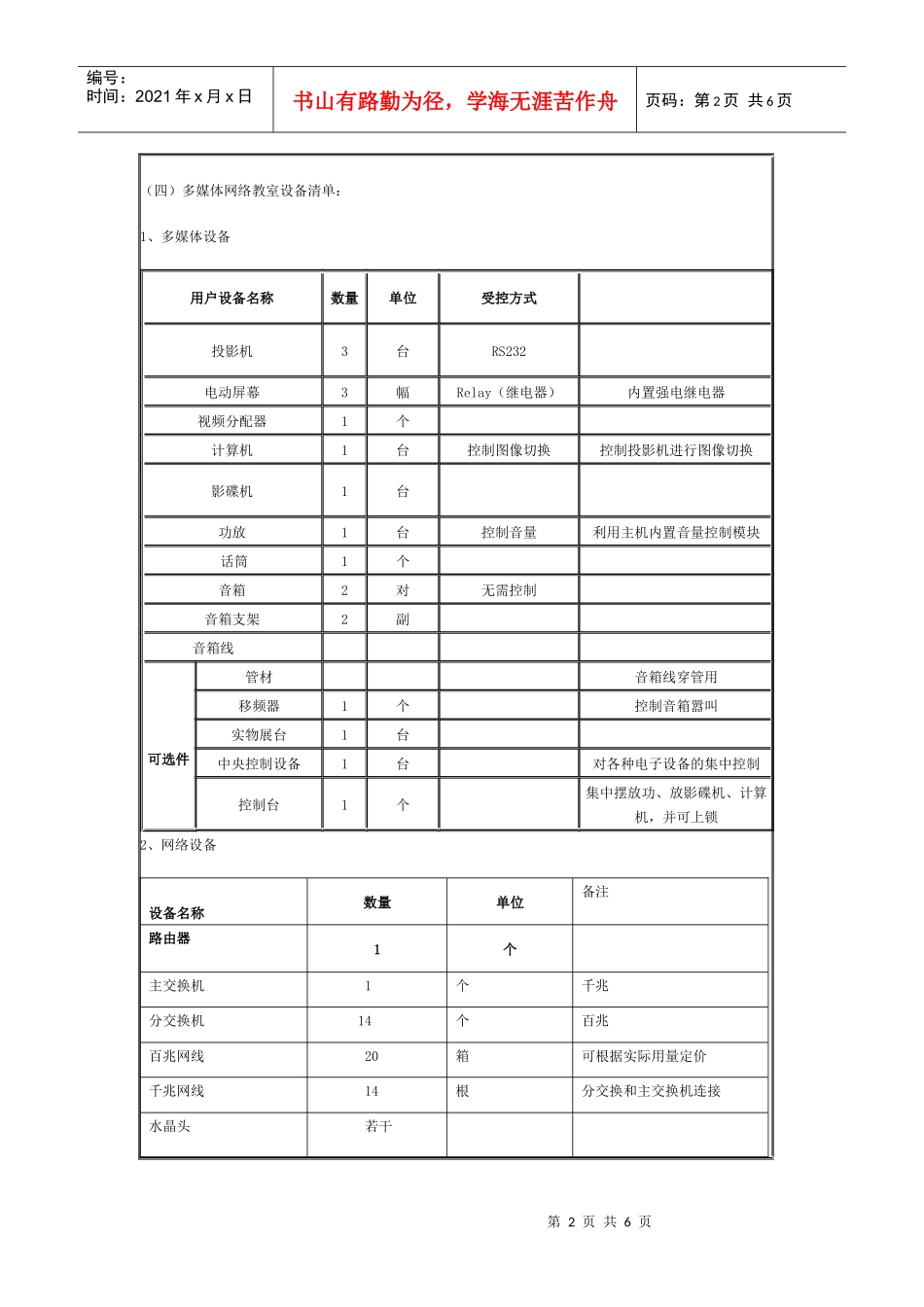 多媒体网络教室设计方案_第2页