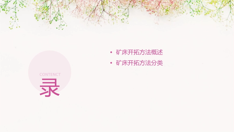 矿床开拓方法选择课件_第2页