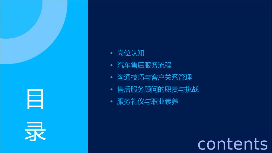 项目一汽车售后服务顾问岗位认知课件_第2页
