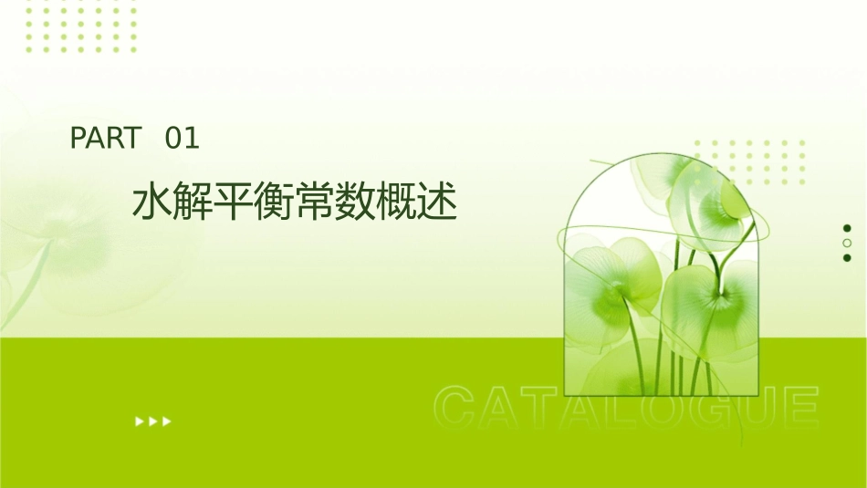 水解平衡常数计算课件_第3页