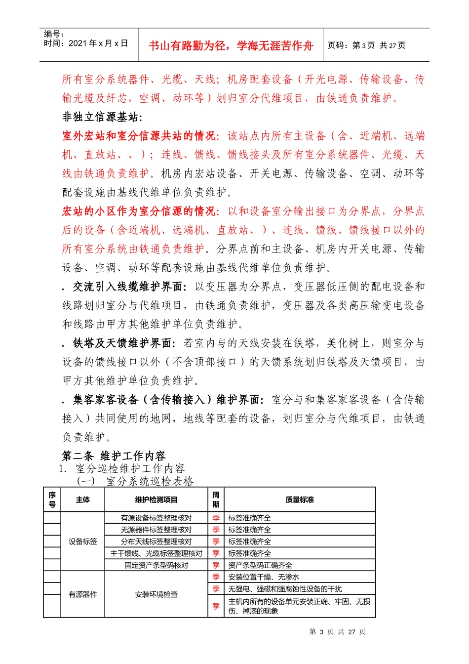室分系统Wlan业务及集团客户维护手册_第3页