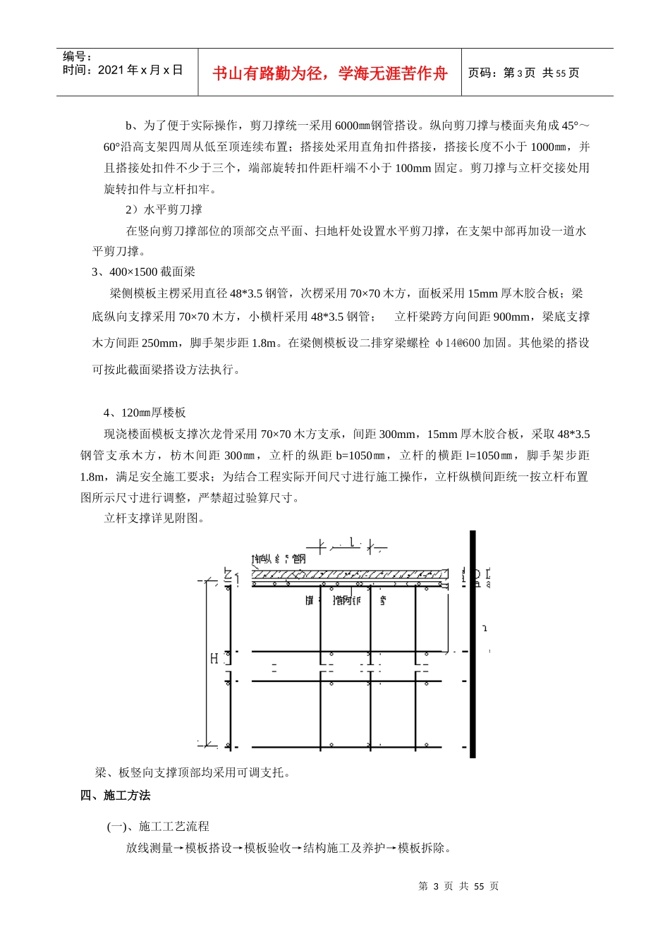 山升压站模板工程施工专项方案_第3页