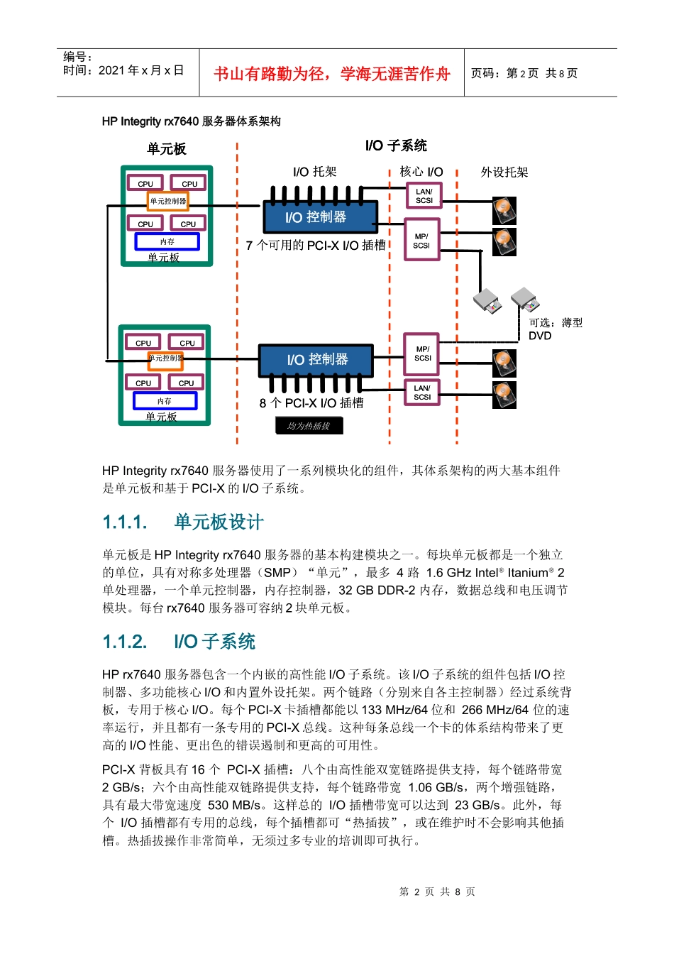 HP Integrity rx7640 服务器_第2页