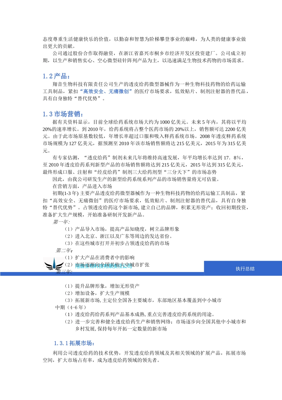 市场营销：翔音有限责任公司_第3页