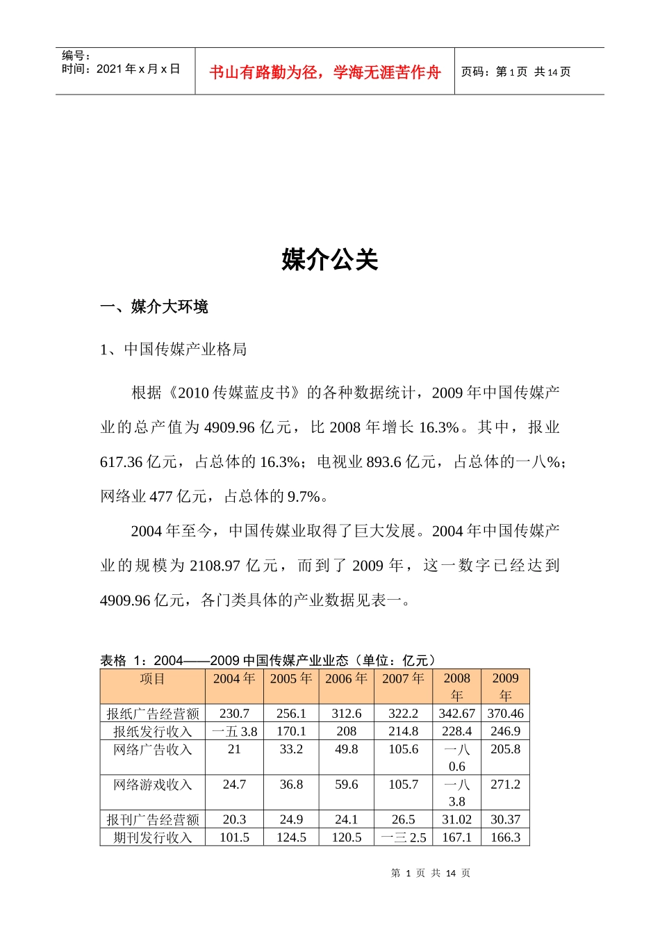媒介公关与媒介组织_第1页