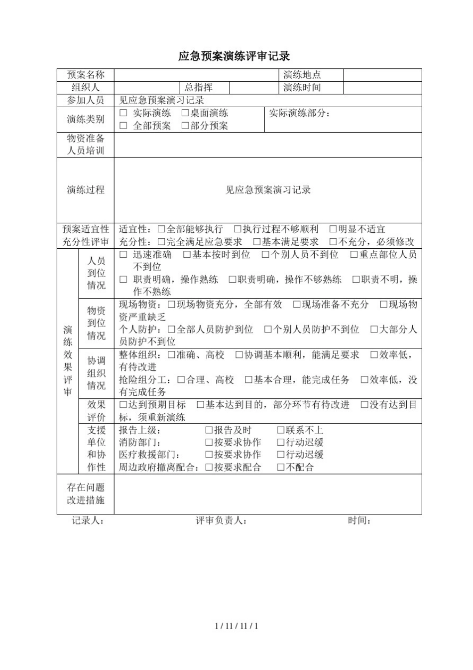 应急预案演习记录_第2页