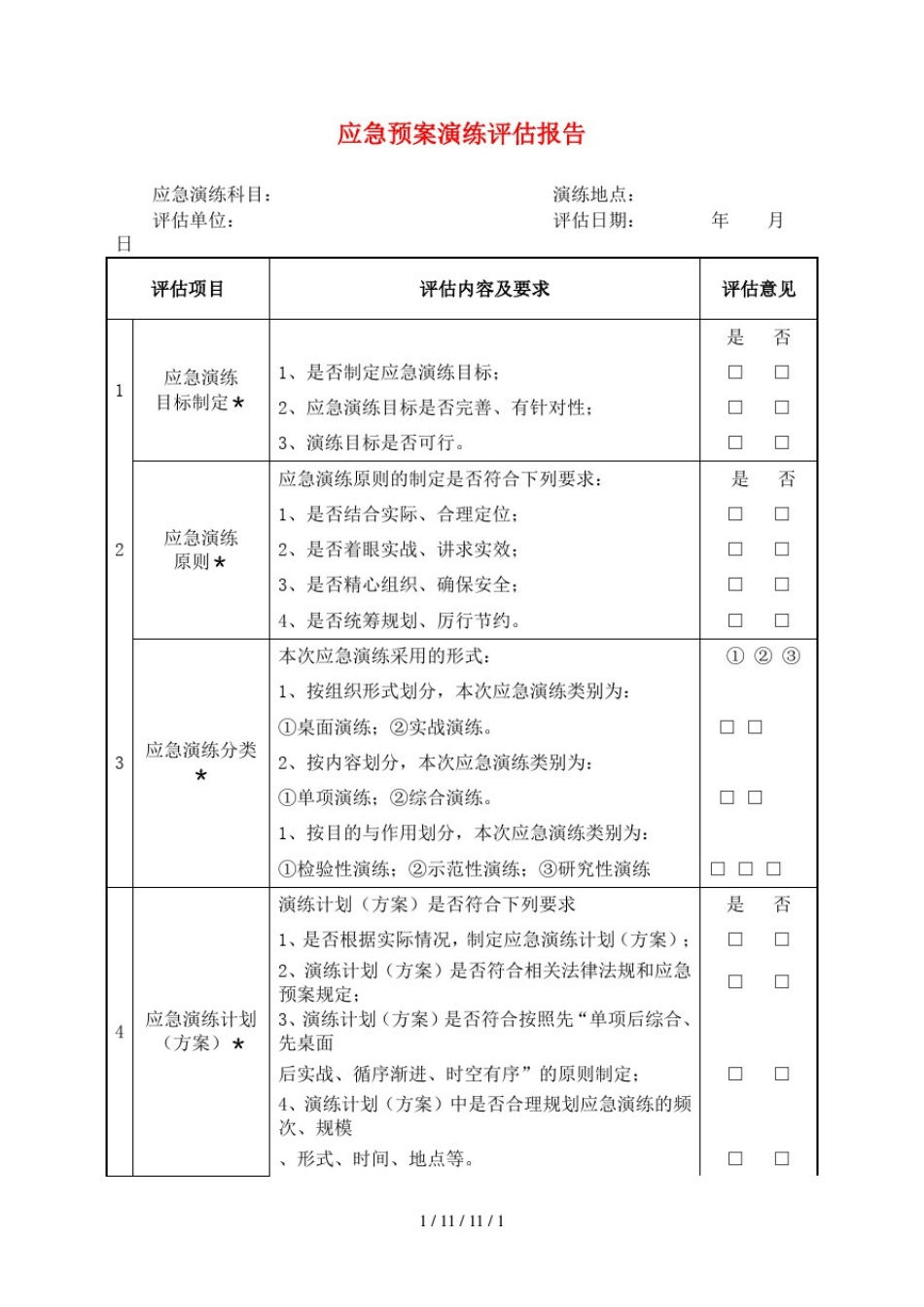 应急预案演习记录_第3页