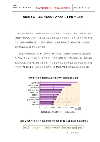 元元LCD市场剖析
