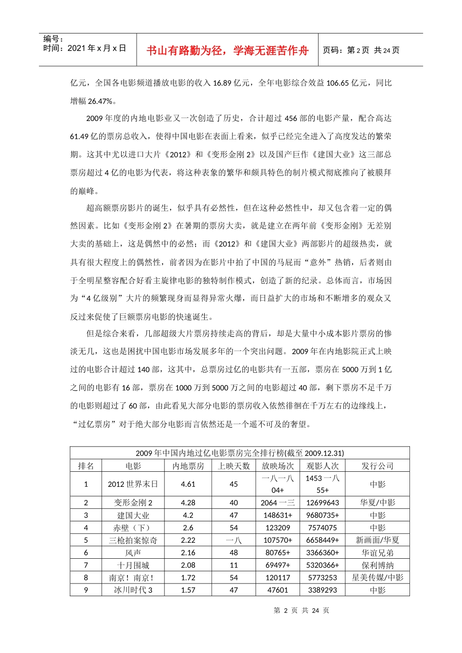 中国商业电影营销策略分析与比较_第2页