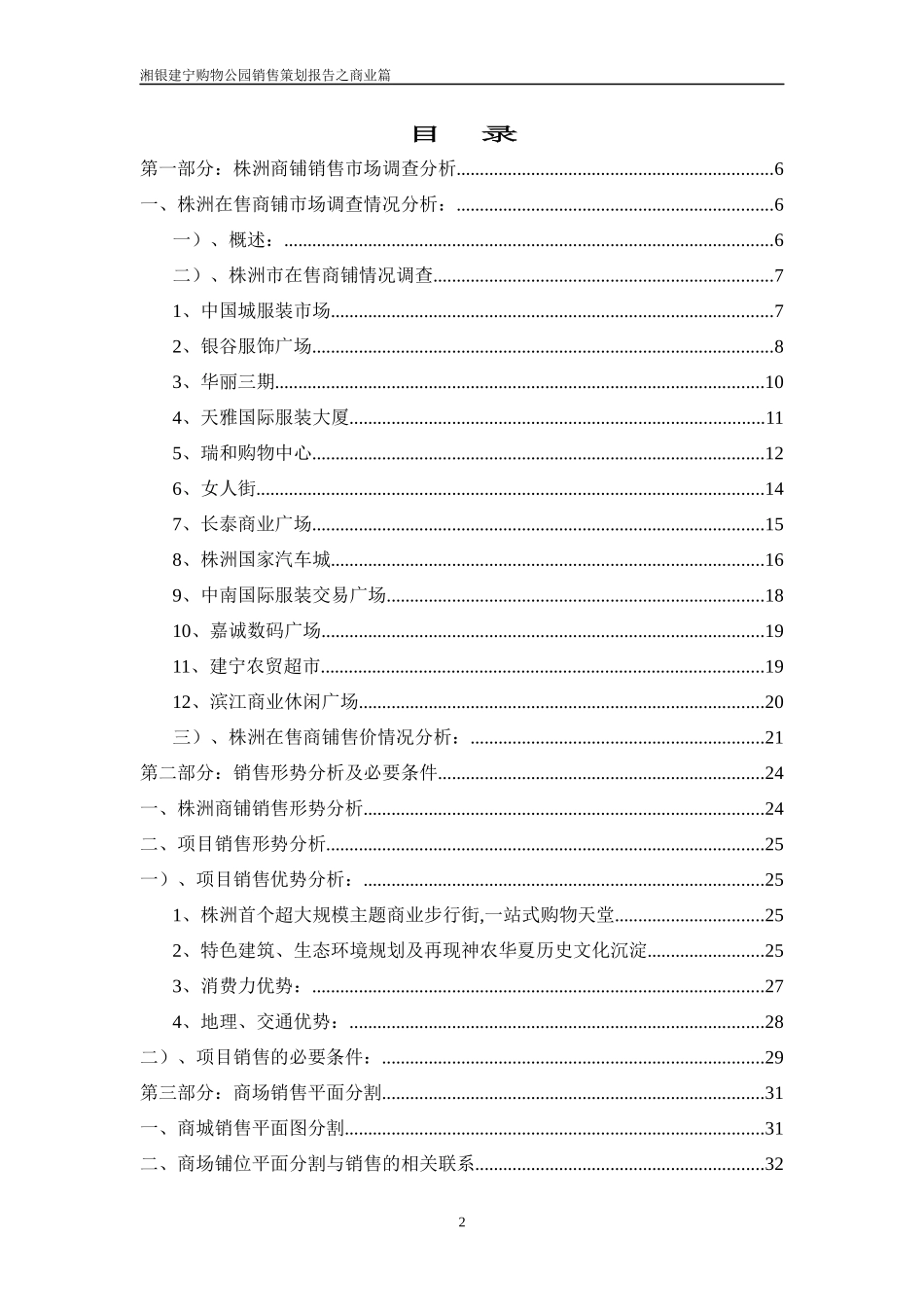 建宁购物公园销售报告之商业篇211202083_第2页