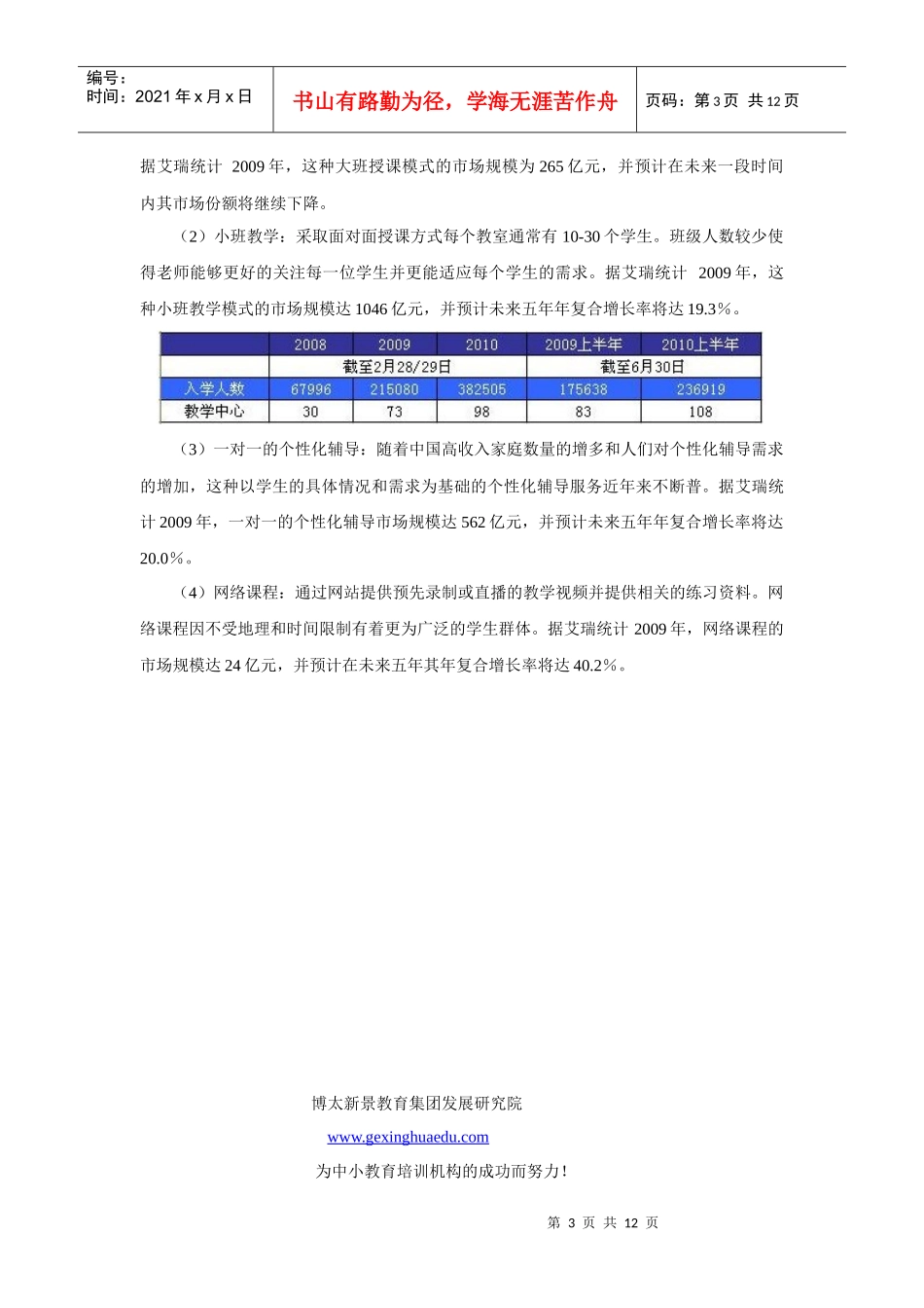 中小学课外辅导市场分析_第3页