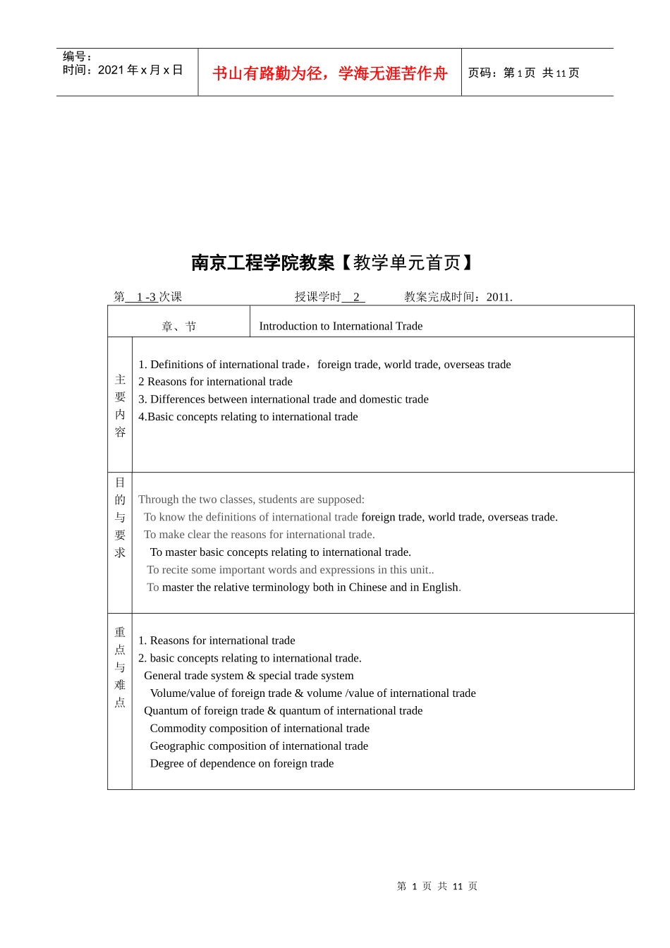 国际贸易重要概念_第1页