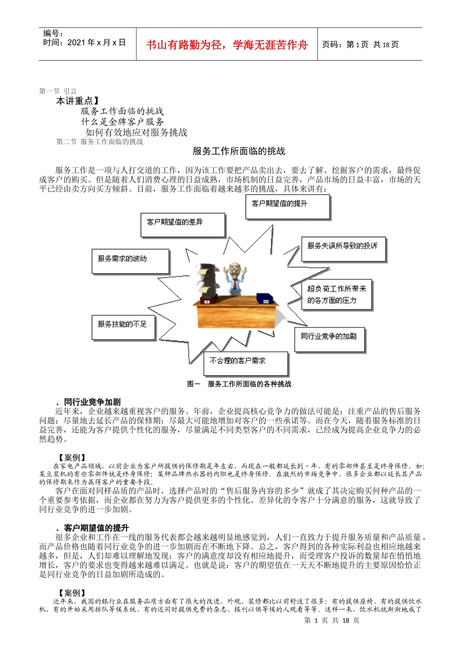 客户至尊－金牌客户服务技巧培训资料_第1页