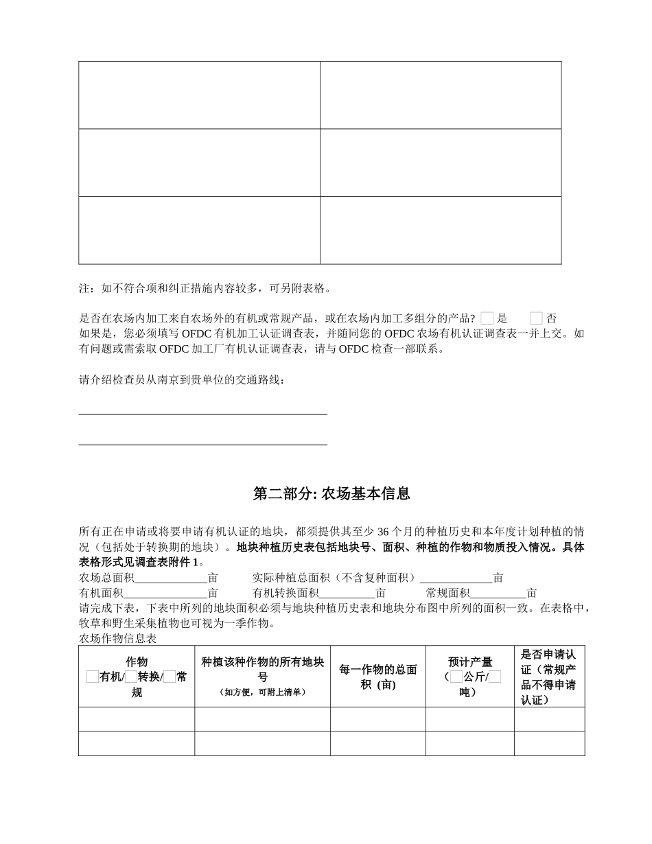 OFDC农场有机认证调查_第3页