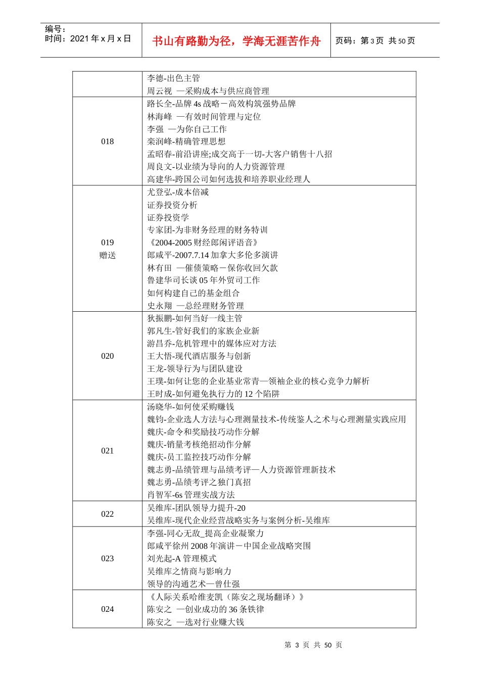 企业领导管理营销销售中层基层该看的视频_第3页