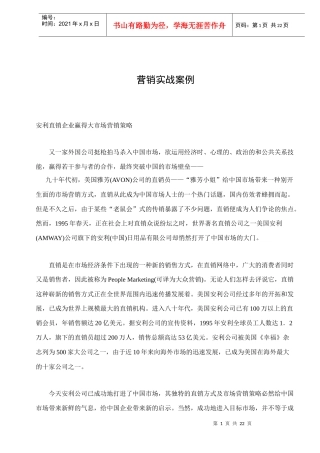 营销实战案例doc23