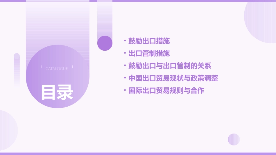 鼓励出口与出口管制措施教学课件_第2页