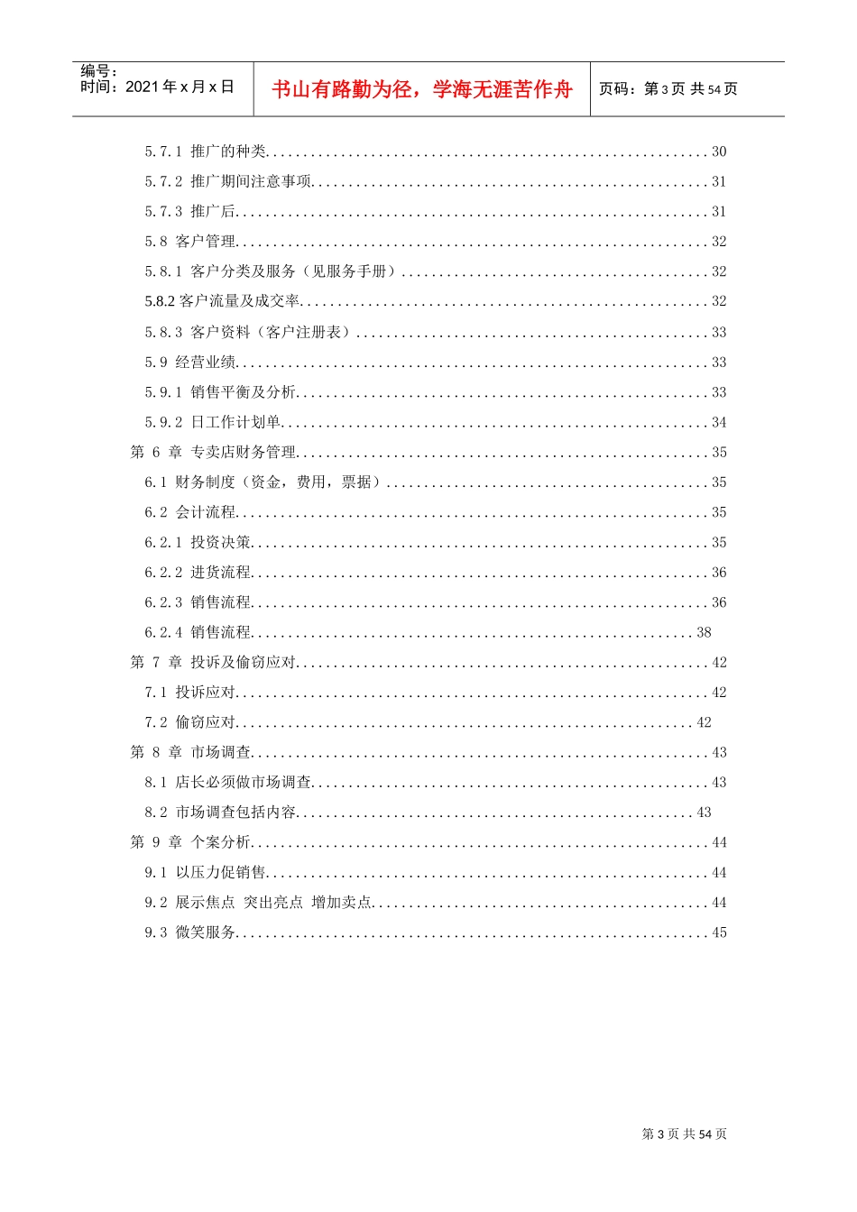 某某品牌店长工作手册_第3页