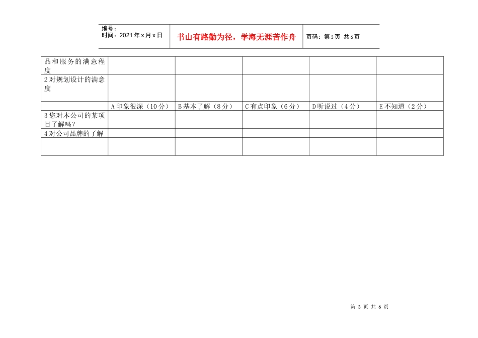 绩效评估工具_7客户服务部_第3页