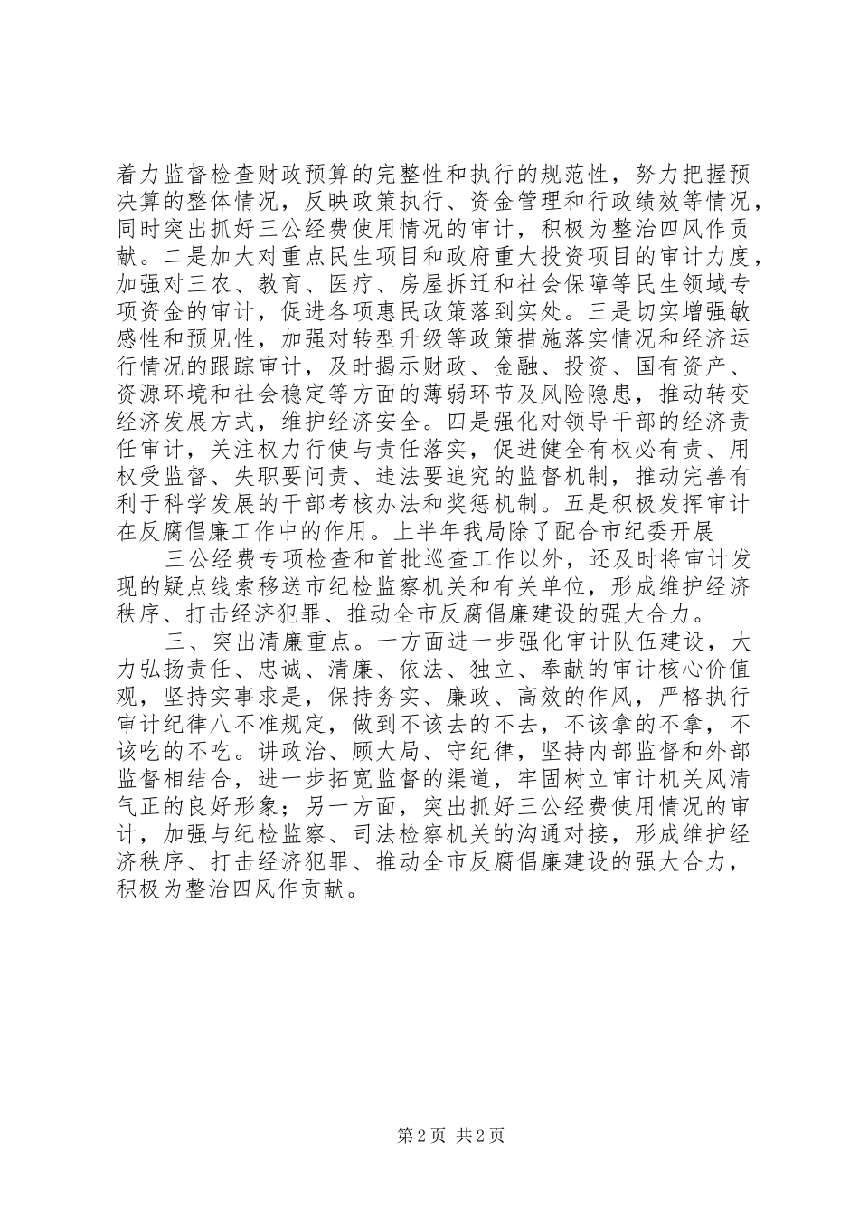 审计局党建工作总结范文_第2页