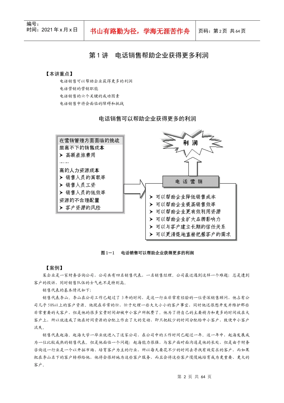 电话销售中的流程与沟通技巧介绍_第2页