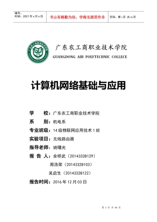 无线路由器分析及市场调研报告