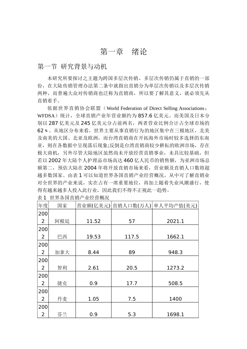 跨国多层次传销商大陆市场经营策略分析_第1页