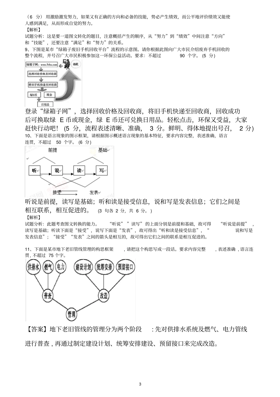 (完整版)2018高三语文流程图试题带答案_第3页