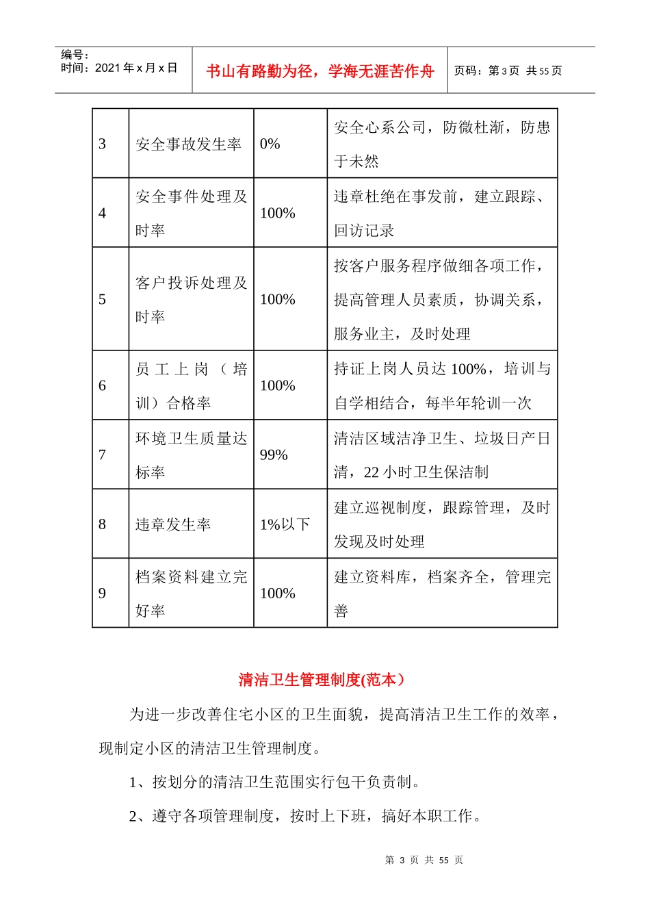 物业公司清洁服务资料大全_第3页