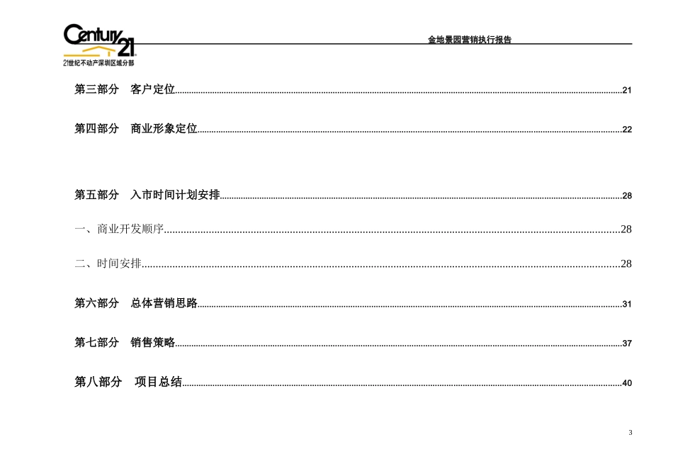 金地·景园营销执行报告（商业篇）_第3页