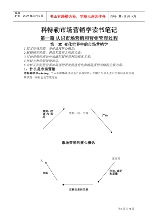 科特勒市场营销学(DOC77页)