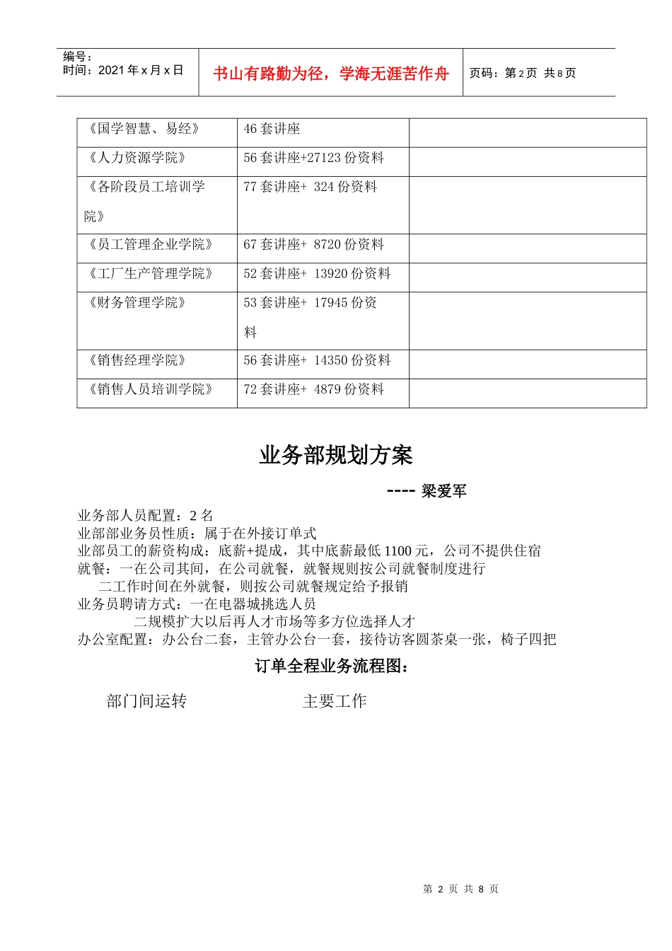 浅析业务部规划方案_第2页