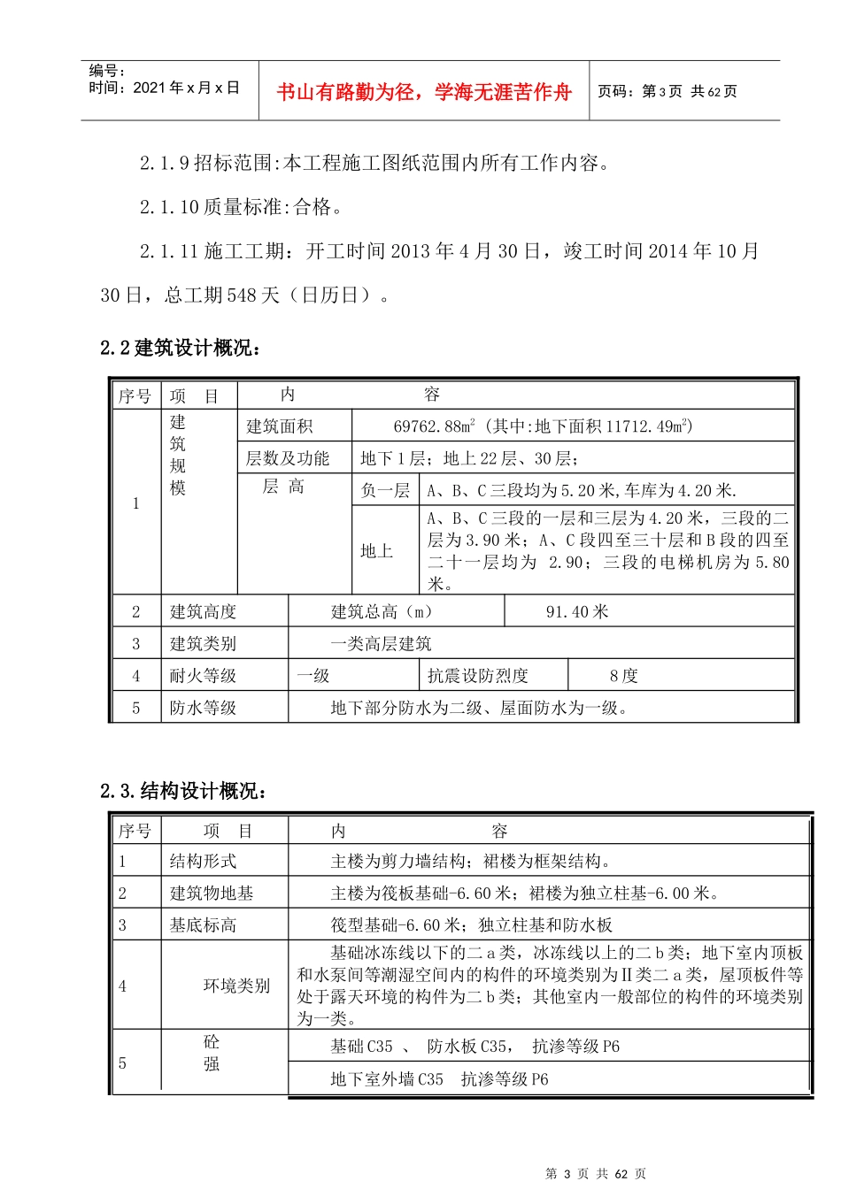 高层公寓钢筋工程施工方案范本_第3页