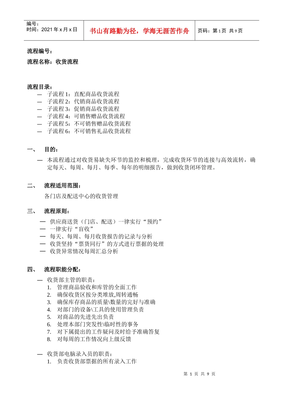 超市收货流程_第1页