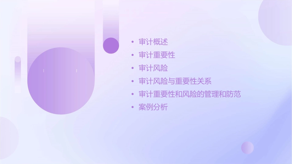 审计重要性和审计风险课件_第2页