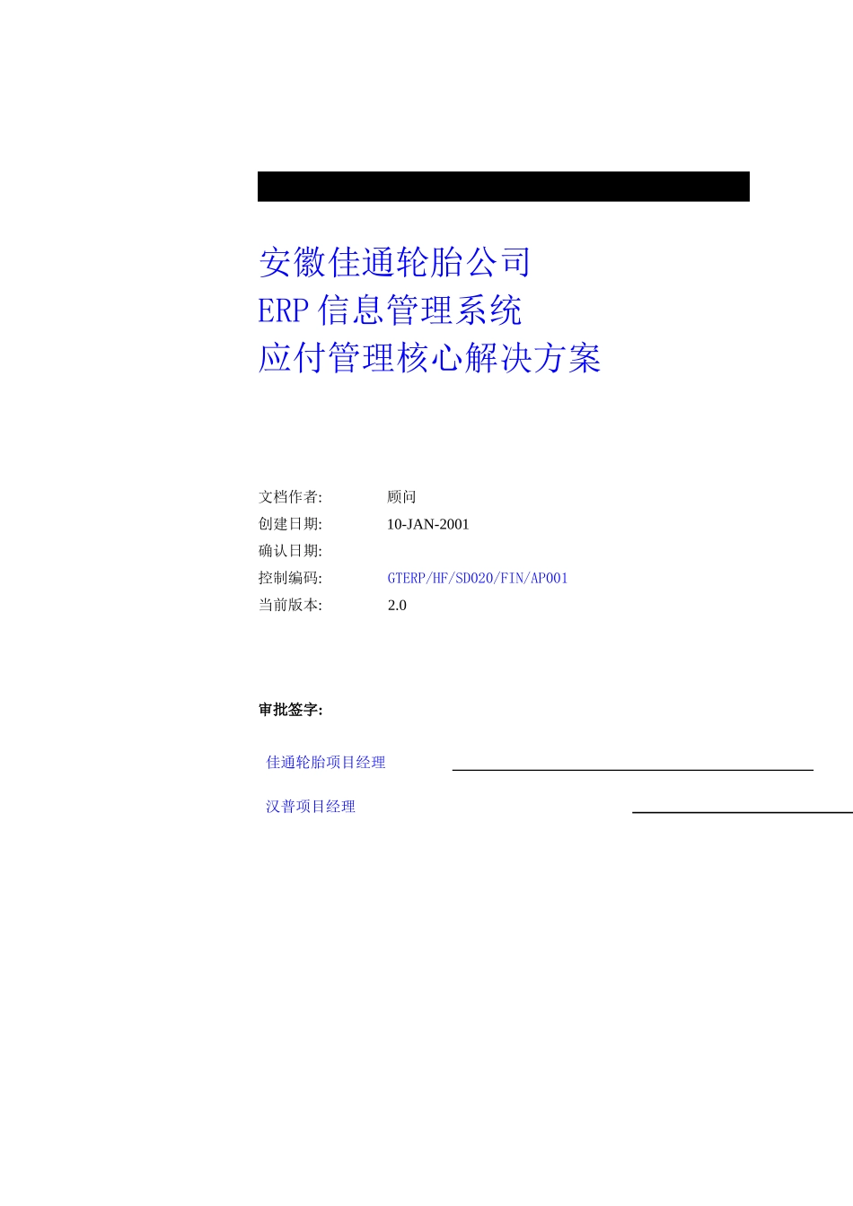 某某轮胎有限公司销售中心ERP信息管理系统应付管理核心解决方案_第1页
